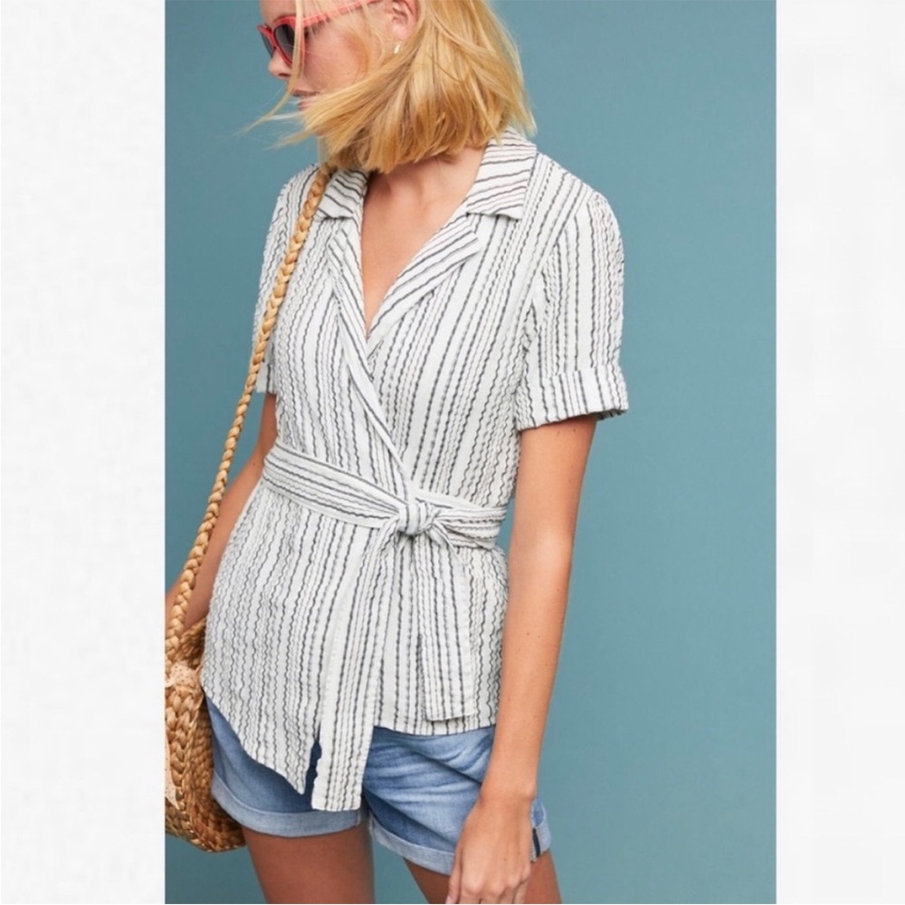Anthropologie Amado Matute Wrap Blouse